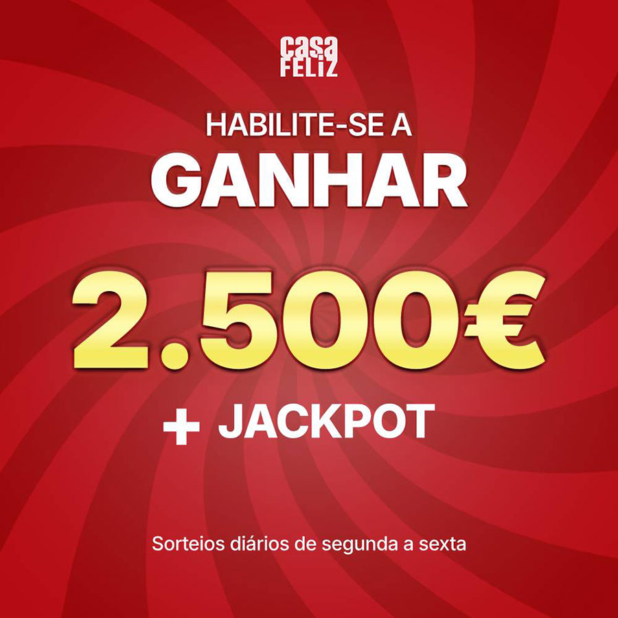 Ganhe 2500 + habilita-se ao Jackpot!